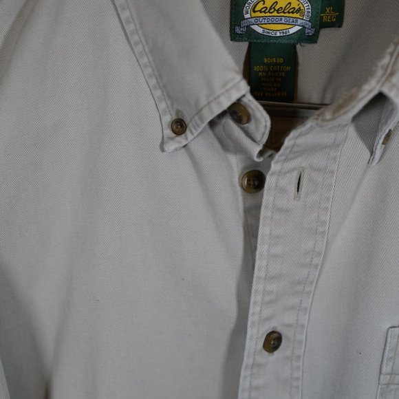 Cabela's 100% cotton Button Up - Picture 3 of 4